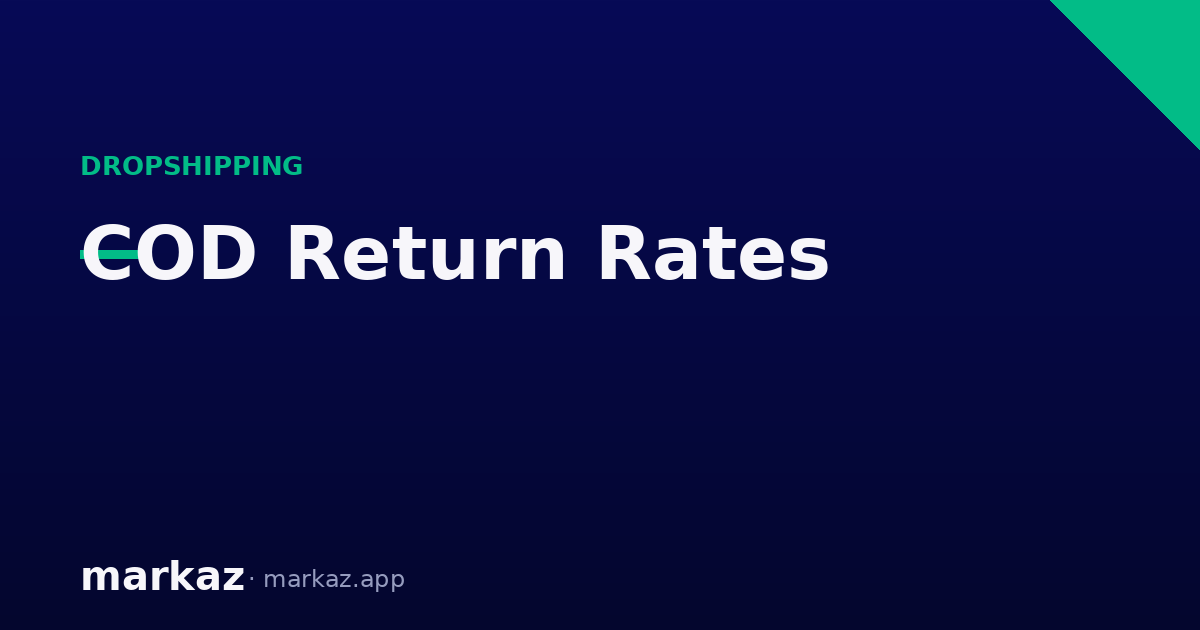 COD Return Rates in Pakistan: Measure Yours, Then Cut It