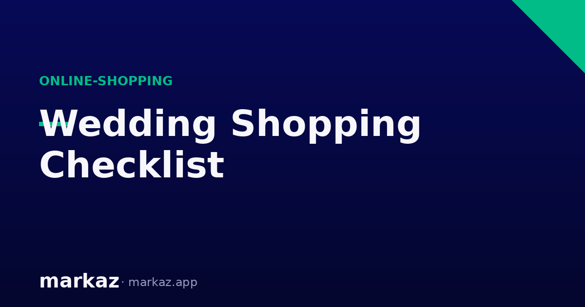 The Pakistani Wedding Shopping Checklist (and When to Buy Each Thing)