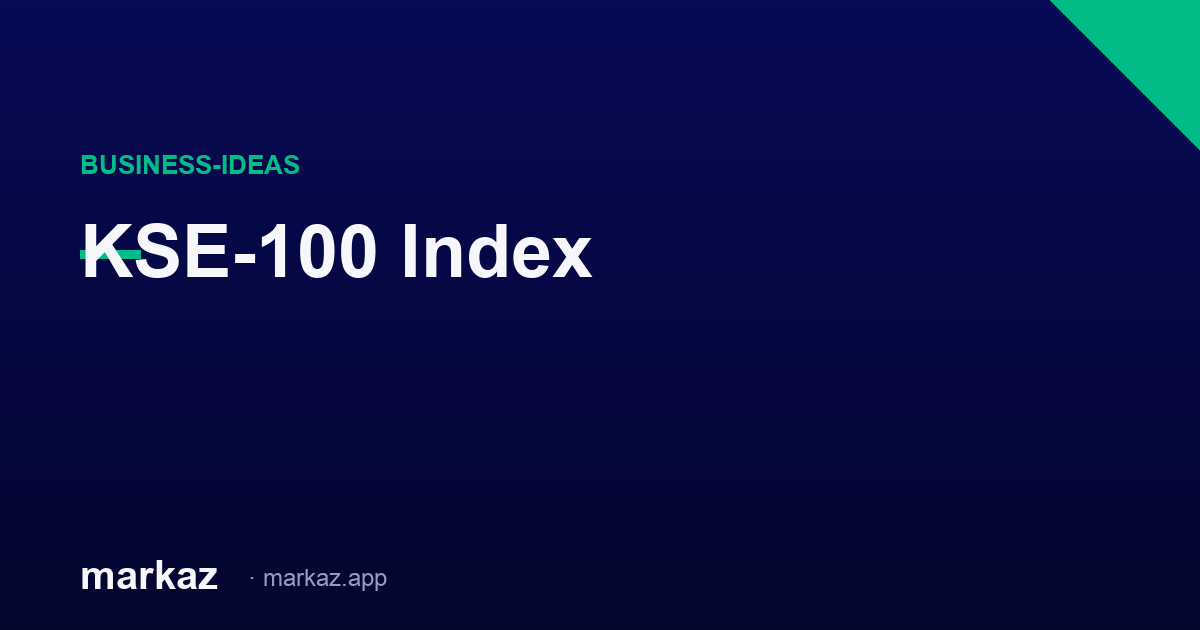 What the KSE-100 Actually Measures